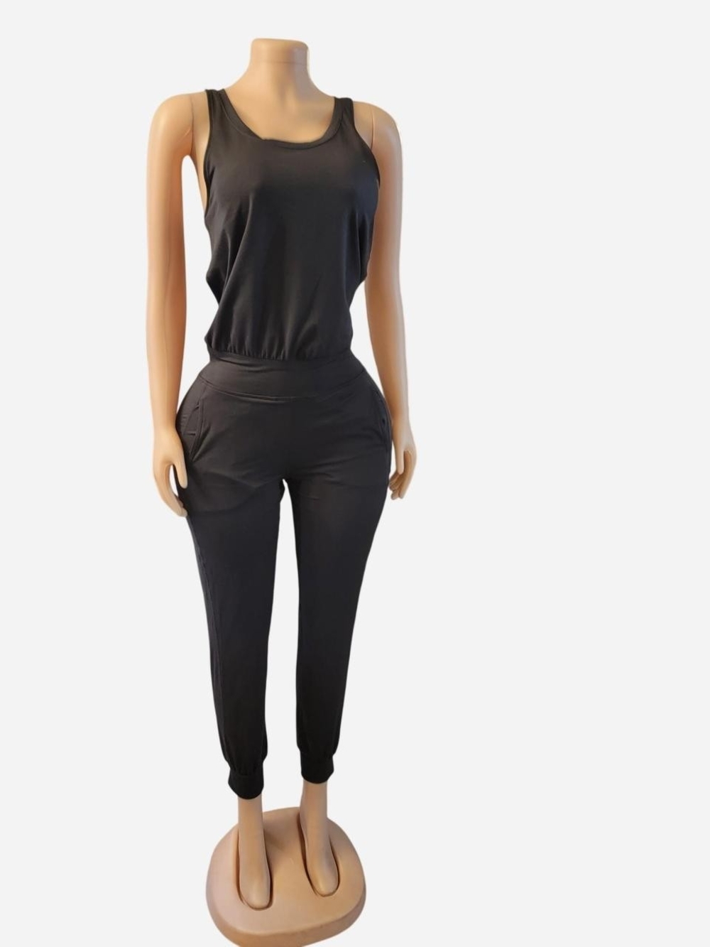 Sweaty Betty Black Sleeveless Jumpsuit